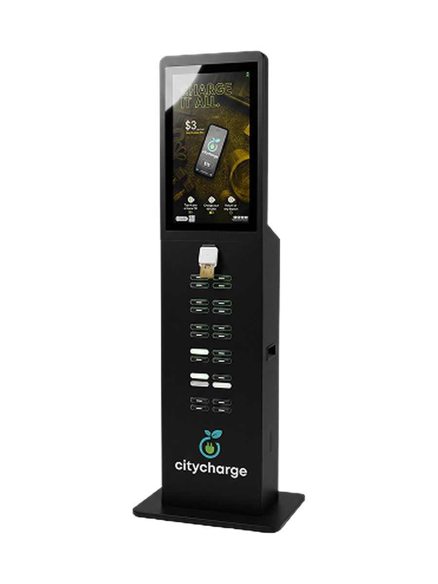 CityCharge 24-slot kiosk